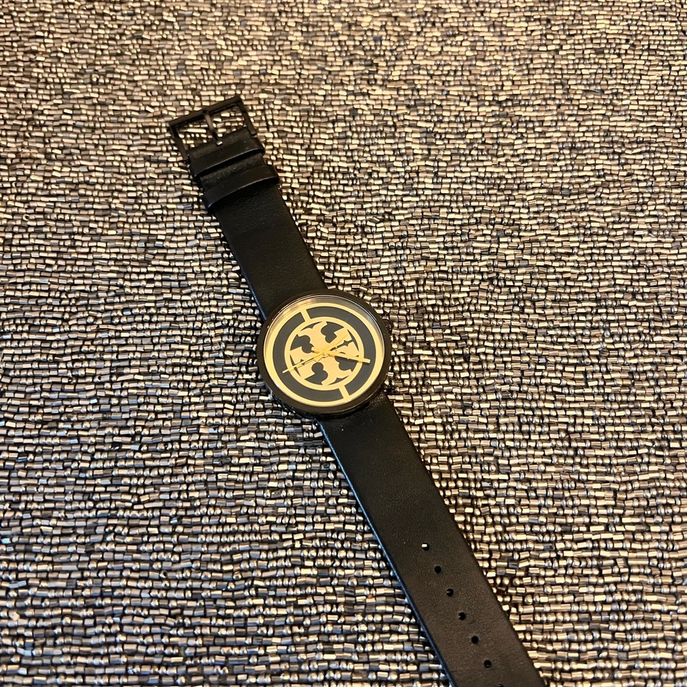 Tory Burch - Black and Gold Watch